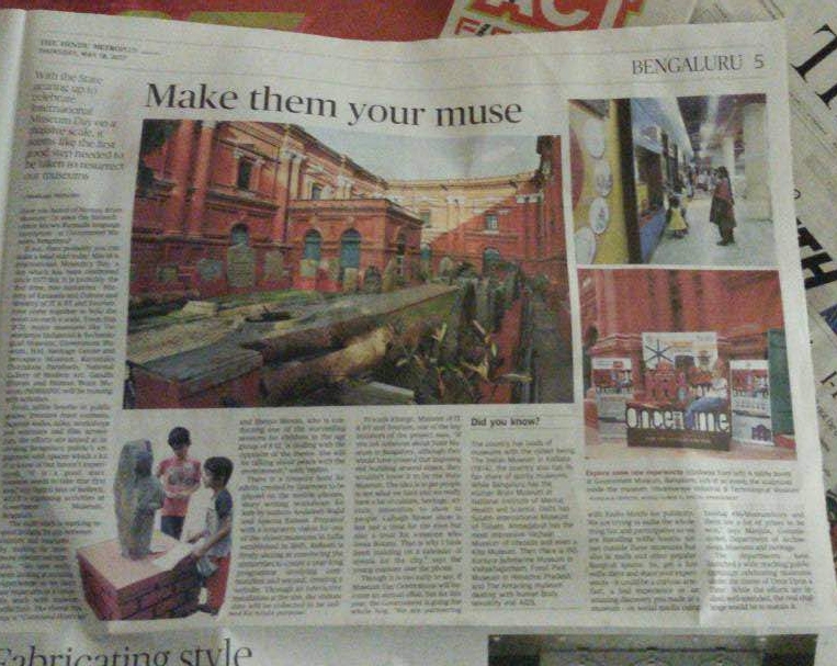 MAKE THEM YOUR MUSE | THE HINDU, METRO PLUS, MAY 18, 2017